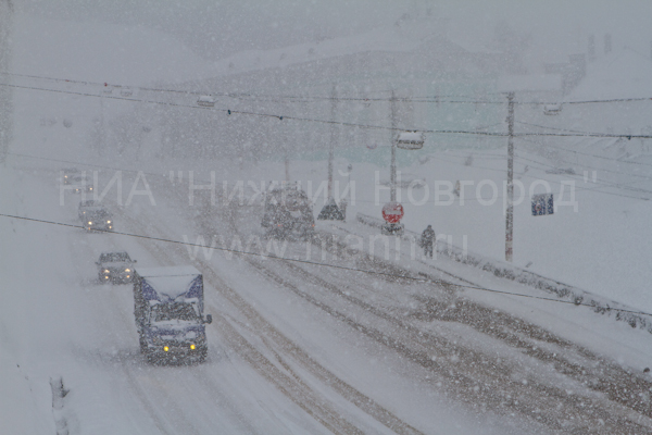 Сильные снегопады снова накроют Нижегородскую область в ночь на 14 января