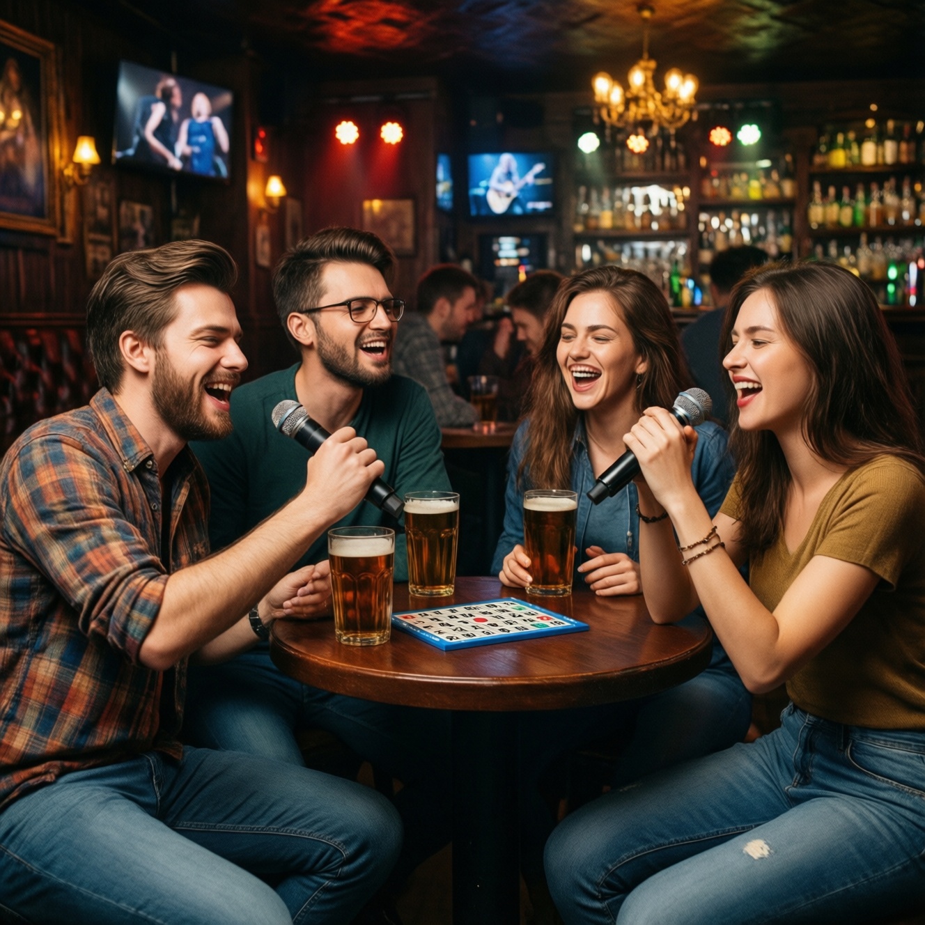 Музыкальное лото и караоке-хиты в the oldschool pub в Москве Музыкальное лото и караоке-хиты в the oldschool pub в Москве