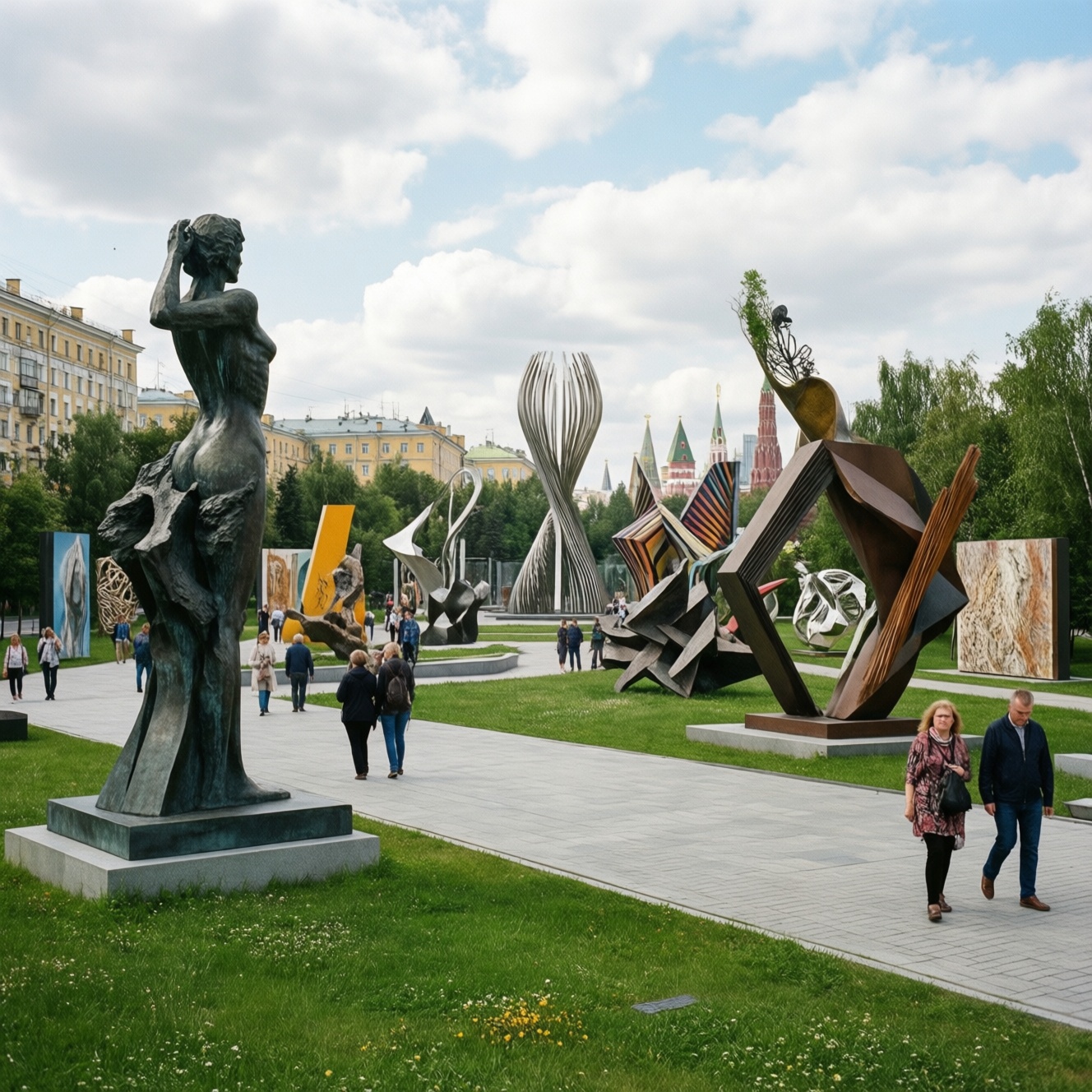 В Москве открылся парк скульптур под открытым небом В Москве открылся парк скульптур под открытым небом