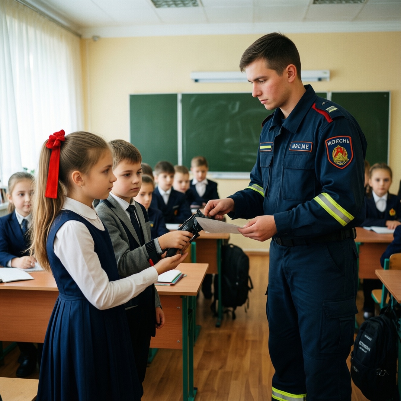Сотрудники МЧС проводят уроки безопасности для школьников Волгограда Сотрудники МЧС проводят уроки безопасности для школьников Волгограда